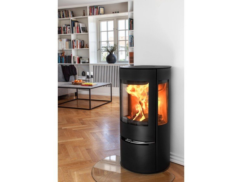 Aduro 17 Kaminofen 7 kW – Stahl Schwarz mit Primärluftautomatik und gebogener Scheibe – Bild 2
