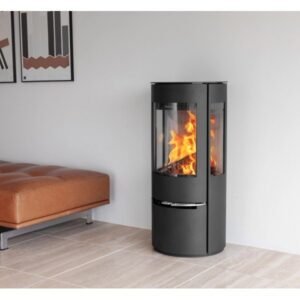 Aduro 22 Kaminofen 5,5 kW – Stahl Schwarz, kompakt mit Primärluftautomatik