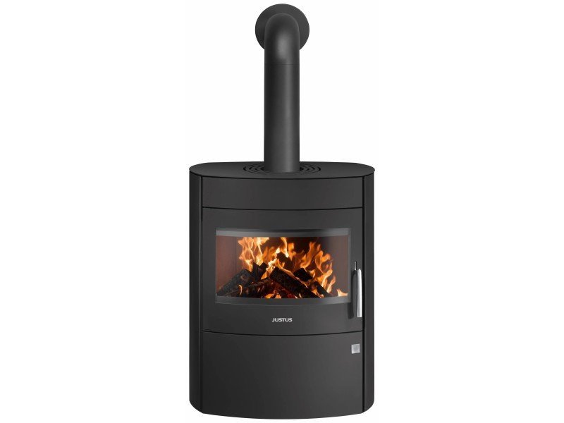 Justus Agero 2.0 Kaminofen 7 kW – breiter Stahl-Kaminofen mit Panoramascheibe
