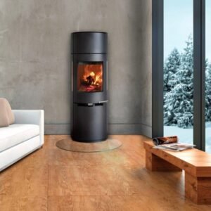 Aduro 9.7 Kaminofen 8 kW – Stahl Schwarz mit Aduro-Tronic und Wärmespeichersteinen