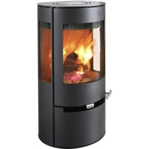 Aduro 9 Kaminofen 8 kW – Stahl Schwarz mit dreiseitiger Glasfront und Aduro-Tronic