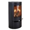 Aduro 9.1 Kaminofen 8 kW – Stahl Schwarz mit dreiseitiger Verglasung und Vermiculite-Brennraum