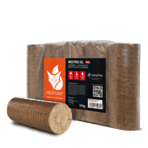 Heizfuxx Nestro XL Red Hartholzbriketts – Großpalette 960 kg mit 96 Gebinden à 10 kg