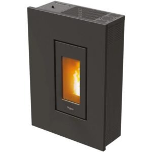 PEGASO Madison Pelletofen 5,3 kW – Stahl Anthrazit mit Automatik und Fernbedienung