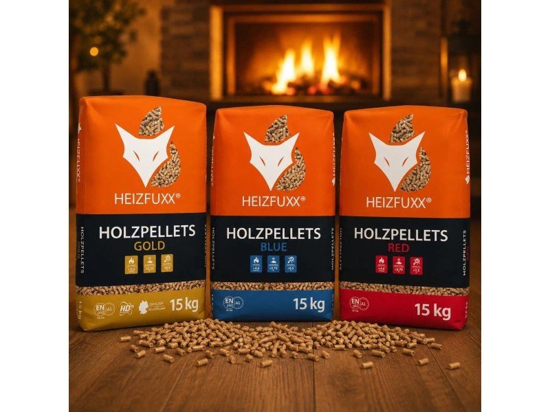 Heizfuxx Red ENplus A1 Holzpellets aus Hartholz – 2 Säcke à 15 kg, insgesamt 30 kg, FSC-zertifiziert – Bild 6