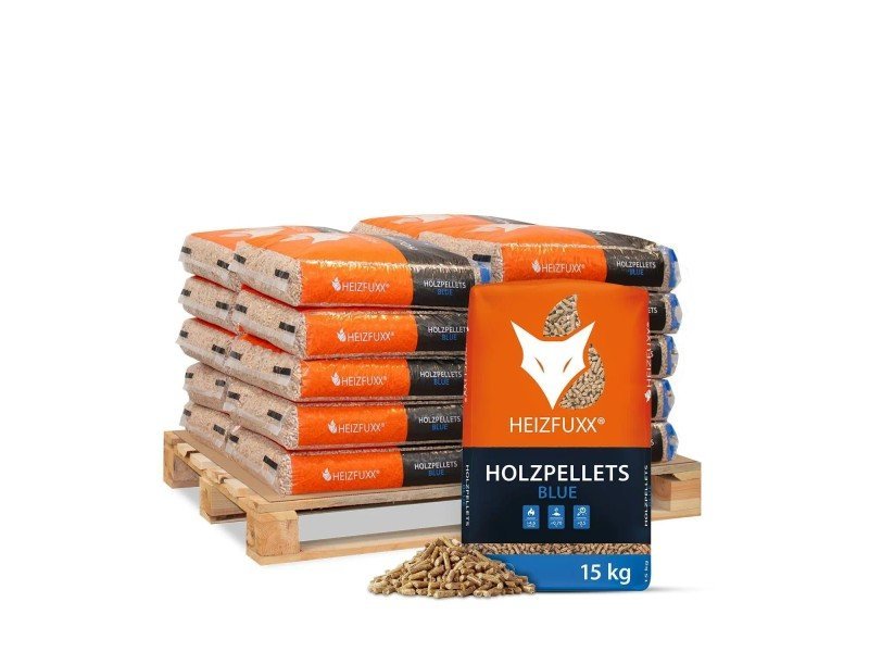 Heizfuxx Blue ENplus A1 Holzpellets aus Weichholz – 2 Säcke à 15 kg, insgesamt 30 kg, aus Kiefernholz – Bild 5