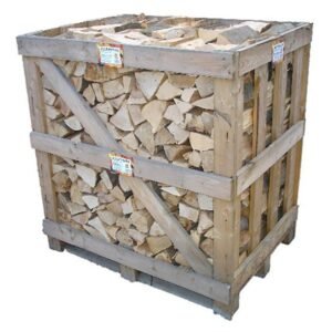 Kaminholz-Mix 1 Raummeter – naturbelassene Laubholzmischung, ofenfertig, Restfeuchte unter 25 %