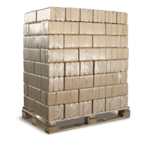 Heizfuxx RUF Original Blue Nadelholzbriketts – 960-kg-Palette, 96 Gebinde à 10 kg, FSC