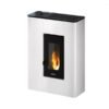Freepoint Atri Pelletofen 4,9 kW – Metall Weiß, raumluftunabhängig mit Automatik