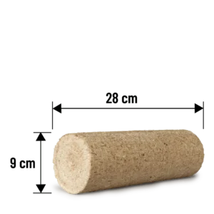 Heizfuxx Nestro XL Blue Holzbriketts aus Nadelholz – Palette 96 × 10 kg (960 kg)