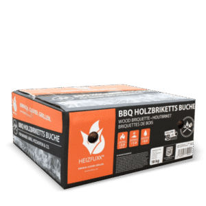 Heizfuxx BBQ-Buchenholzbriketts – 324-kg-Palette, 18 Gebinde à 18 kg, DIN EN ISO 17225-3