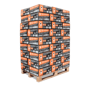 Heizfuxx BBQ-Buchenholzbriketts – Großpalette 972 kg, 54 Gebinde à 18 kg, DIN EN ISO 17225-3
