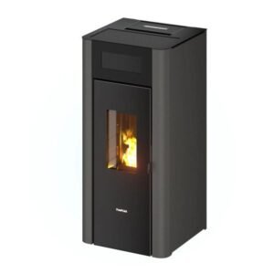 Freepoint Amaranto Pelletofen 8,5 kW – Stahl Anthrazit, vollautomatisch mit WLAN