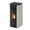 Freepoint Amaranto Pelletofen 8,5 kW – Stahl Weiß, vollautomatisch mit WLAN