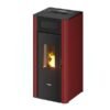 Freepoint Amaranto Pelletofen 8,5 kW – Stahl Bordeaux, vollautomatisch mit WLAN