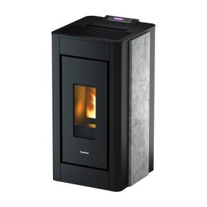 Freepoint Pret Pelletofen 8,6 kW – Naturstein mit Automatik, raumluftunabhängig