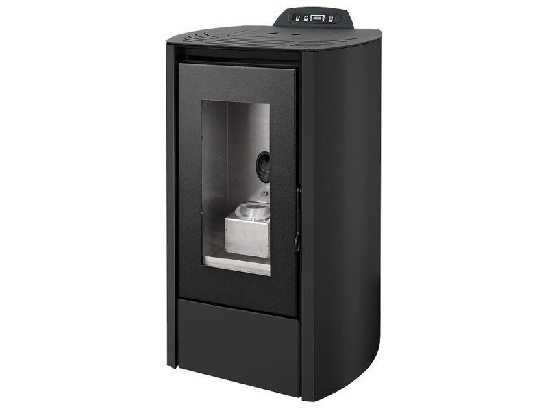 Rowi HPO 5/1 Puro Nova Pelletofen 5 kW – Stahl Schwarz, kompakt und raumluftunabhängig