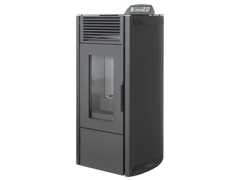 Rowi HPO 8/1 Easy II Pelletofen 7,7 kW – Schwarz, raumluftunabhängig aus Stahl – Bild 2