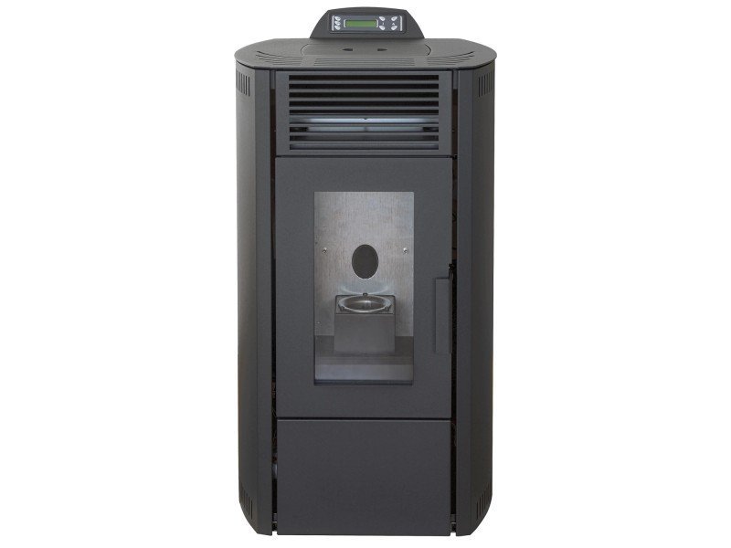 Rowi HPO 8/1 Easy II Pelletofen 7,7 kW – Schwarz, raumluftunabhängig aus Stahl – Bild 3