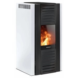 Justus Sirkos Aqua 2.0 wasserführender Pelletofen 9,4 kW – Schwarz, mit WiFi und Vollautomatik – Bild 4