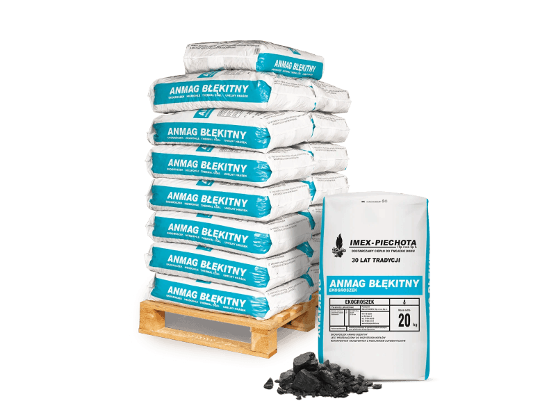 ANMAG Steinkohle 5–25 mm – 300-kg-Palette mit 15 Säcken à 20 kg, Heizwert mindestens 6,75 kWh/kg