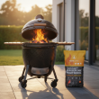Heizfuxx Grillholzkohle aus europäischem Hartholz – Körnung 20–80 mm, Palette mit 36 Säcken à 10 kg