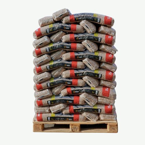 Purus+ Holzpellets Palette mit 60 Säcken à 15 kg (900 kg) – 100 % Nadelholz, ENplus A1 – Bild 2