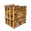 Halbpalette Hartholz 25 cm – Mischung aus Eiche, Buche, Hainbuche und Esche – 1 m³ (1,5 Ster) – luftgetrocknet