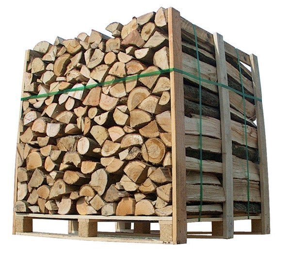 Kaminholz Eiche extra trocken in der Holzkiste – Premium-Scheite – 1,1 m³ – Bild 4