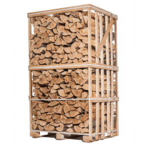 Kaminholz 45 cm – Hartholzmischung (Eiche, Hainbuche, Buche, Esche) – Palette 2 m³ (2,6 Ster) – luftgetrocknet
