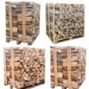 Extra trockenes Kaminholz, 40 cm – 4 Paletten Weißeiche und Buche/Hainbuche aus Frankreich