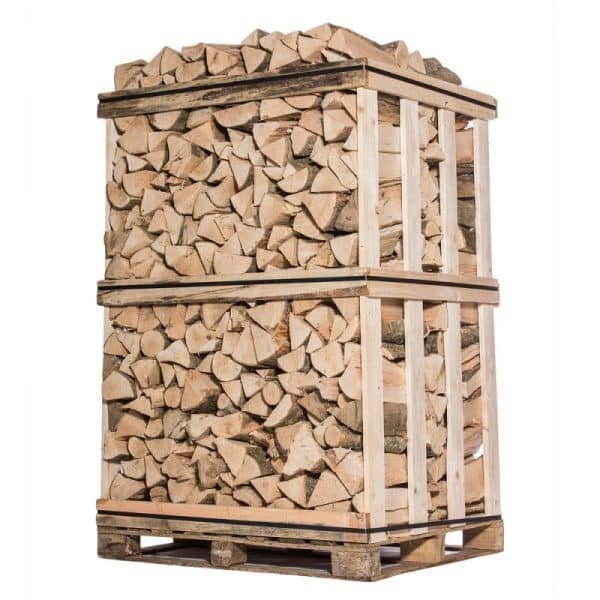 Kaminholz Hartholz in der Holzkiste – 25 cm Scheitlänge – 2 m³ – Holzartenmischung – Bild 4