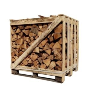 Lufttrockenes Hartholz-Kaminholz 50 cm auf Halbpalette – 1,3 Ster aus Belgien