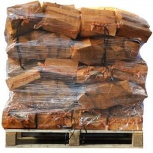 Eschen-Kaminholz 25 cm, 40 Säcke à 8 kg – trocken, handlich abgepackt