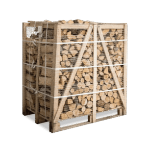 Heizfuxx Brennholz Birke 1 Raummeter – luftgetrocknetes Scheitholz, ca. 500 kg, Scheitlänge ca. 33 cm